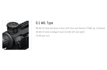 Image of March Scopes 6X-60X56mm Tactical Turret Rifle Scope, FML-MT Reticle, Black, D60V56GFML10 FML-MT