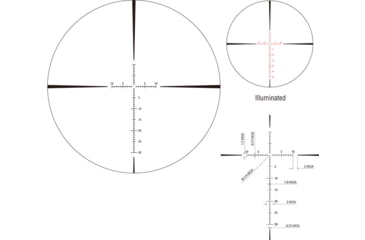 Image of March Scopes 5X-40X56mm Genll, Tactical Turret Rifle Scope, FMA-1 Reticle, 34mm Tube, FFP, With 6-level Illumination, Black, D40V56FIMA8-G2 FMA-1