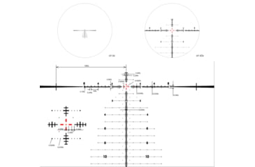 Image of March Scopes 6X-60X56mm Tactical Turret Rifle Scope, FML-TR1 Reticle,With 6-level Illumination, Black, D60V56GFIML10 FML-TR1
