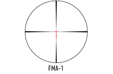 Image of March Scopes Normal Turrets 3-24x52mm Rifle Scope, 30mm Tube, First Focal Plane, FMA-1 Reticle, MOA, Black, D24V52FIMANFMA-1 Reticle