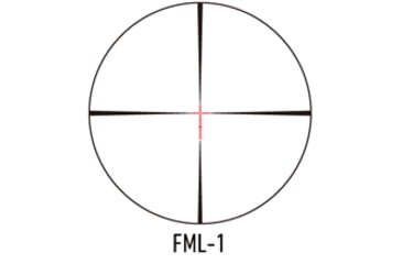 Image of March Scopes Normal Turrets 3-24x52mm Rifle Scope, 30mm Tube, First Focal Plane, FML-1 Reticle, MIL, Black, D24V52FIMLNFML-1 Reticle