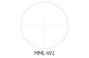 Image of March Scopes SFP MIL High Master Wide Angle Majesta 8-80x56mm Riflescope, MML-W1 Reticle, Dark Grey, D80HV56WGRMML-W1