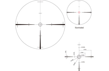 Image of March Scopes Shorty 1-10x24mm Riflescope with Shuriken lockable turrets, FMC-1 Reticle, Black, Black, D10SV24LXFMC-1
