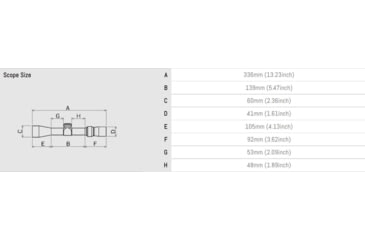 Image of March Scopes Tactical Turret Rifle Scope, 3-24x52mm, 30mm tube, FML-TR1H Reticle, Black, NSN None, D24V52FML FML-TR1H Reticle