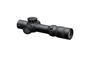 Image of March Scopes Tactical Turret Shorty Rifle Scope, 1X-10X24mm, FFP, FMC-3 Reticle, With 6-level Illumination, Black, NSN None, D10SV24FIML FMC-3 Reticle