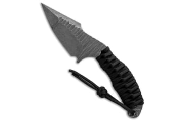 Image of Marfione Custom Knives Marfione Custom Knives Borka Blades SB1 Knife Paracord Wrap 3.75" Apocalyptic, Black, Bohler M390, adult, BHQ-48993