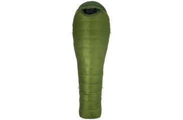 Image of Marmot Never Winter 30 Degrees Sleeping Bags - Men's, Cilantro/Tree Green, Long, Left Zip, 29840-4969-LZ