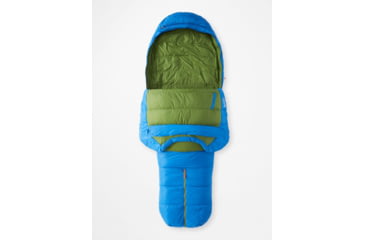 Image of Marmot Sawtooth Sleeping Bags - Mens, Dark Azure/Foliage, Dual-Zip, Extra Wide, M12788-19625-DZ