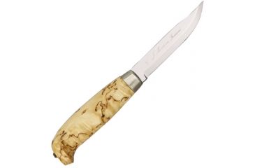 Image of Marttiini Lynx 121 w/ Varnished curly birch handle, Varnished curly birch handle, Knife MN121010