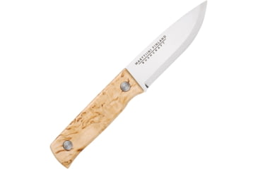 Image of Marttiini Tundra Bushcraft Natural Knife, 4.25 satin finish 1.4116 stainless blade, Waxed curly Birch handle, 352010