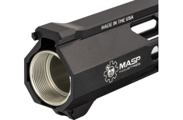 Image of MASP Industries Alpha AR-15 Handguard, 11.7in, Black, MASPALHG117BLK