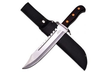 Image of Master USA Fixed Blade, 16.375in, Stainless Steel Blade, Black Pakkawood Handle MU-1135S