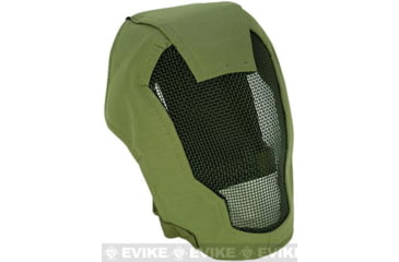 Image of Matrix Iron Face Carbon Steel Striker Gen4 Metal Mesh Full Face Mask, OD Green, MA-12-OD