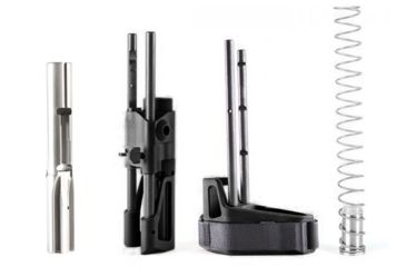 Image of Maxim Defense Industries AR15 Ultimate CQB Pistol Bundle - PDW Brace, CQB Buffer and Spring, Black with Silver BCG - DEMO