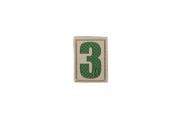 Image of Maxpedition Number 3 Morale Patch, Arid, 0.84in x 1.18in NUM3A