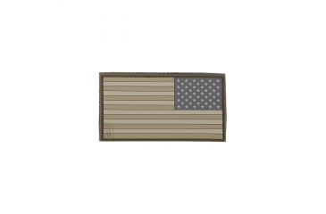 Image of Maxpedition Reverse USA Flag Patch Small, Arid, 2in x 1in US1RA