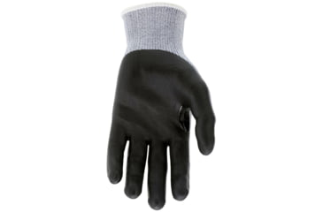Image of MCR Safety Cut Pro 15 Gauge Hypermax Shell Cut, Abrasion and Puncture Resistant Work Gloves, Nitrile Foam Coated Palm and Fingertips, Black/Blue, Medium, 92715NFM