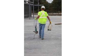 Image of MCR Safety Hi Vis Reflective Safety Vest, ANSI Type R Class 2, Mesh with 2in Silver Stripes, Five Point Break Away Design, Fluorescent Lime, XL, RXCL2MLXL