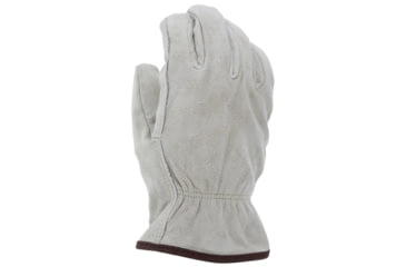 Image of MCR Safety Leather Driver Work Gloves, Insulated Premium Split Cow Leather, Fleece Lined, Straight Thumb, Tan, Medium, 3150M