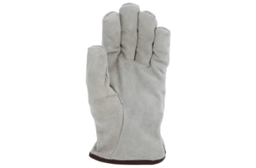 Image of MCR Safety Leather Driver Work Gloves, Insulated Premium Split Cow Leather, Fleece Lined, Straight Thumb, Tan, Medium, 3150M