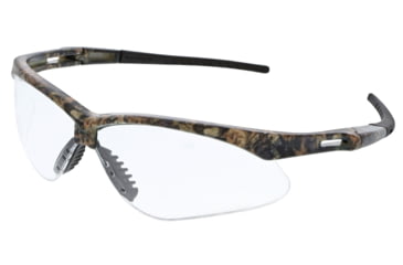 Image of MCR Safety Memphis Series Mossy Oak Camo Safety Glasses, UV-AF Anti-Fog Coating, Wrap Around Lens Design, Clear, One Size, MOMP110AF