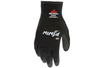 Image of MCR Safety Ninja Ice Insulated Work Gloves, 15 Gauge Nylon with Acrylic Terry Interior, Black, X - Large, N9690XL