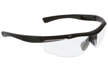 Image of MCR Safety Tier1 T122 Tactical Gear Safety Glasses, Matte Black Frame, Clear MAX6 Superior Anti-Fog Lens, One Size, T12210P