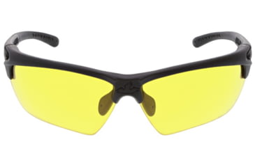 Image of MCR Safety Tier1 T123 Tactical Gear Safety Glasses, Matte Black Frame, Amber MAX6 Superior Anti-Fog Lens, One Size, T12314P