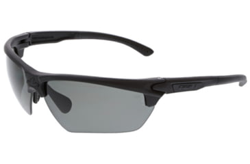 Image of MCR Safety Tier1 T123 Tactical Gear Safety Glasses, Matte Black Frame, Gray MAX6 Superior Anti-Fog Lens, One Size, T12312P
