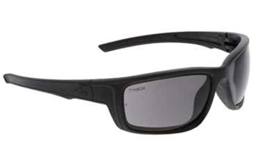 Image of MCR Safety Tier1 T124 Tactical Gear Safety Glasses, Matte Black Frame, Gray MAX6 Superior Anti-Fog Lens, One Size, T12412P