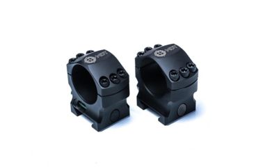 Image of MDT 30mm Elite Scope Ring, 0.820 inch, Low,  No Bubble Level, Black 102708-BLK
