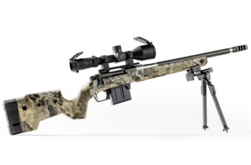 Image of MDT CRBN Rifle Stock with Precision Bottom Metal, Remington700, SA, RH, Fixed, ARCA, Veil West River, 114482-VWR