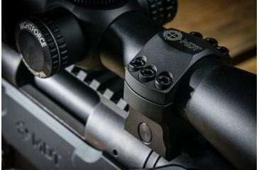 Image of MDT Elite Scope Rings, Medium, Black, 35mm, 104100-BLK