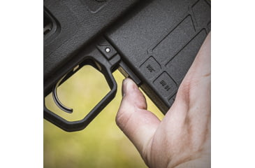 Image of MDT Field Stock Chassis, Ruger American, Short Action, Right Hand, Black, 106232-BLK