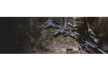 Image of MDT HNT26 Folding Arca Stock, Remington 700, Short, Right, Black, 106129BCF