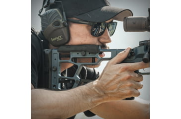 Image of MDT Remington 700 ACC Elite Short Action Chassis System, Left Hand, Blue, 106802-TBL