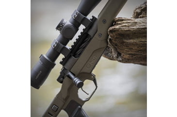 Image of MDT Remington 700 HNT-26 ARCA Folding Rifle Chassis, CIP, Long Action, Left Hand, Black, 114591-BCF