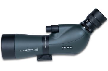Image of Meade RangeView Spotting Scope, 16-48x65mm, BK-7 Porro Prism, ED Glass, Green/Black, 146000
