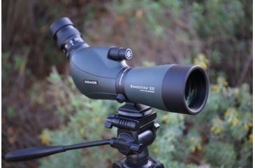 Image of Meade RangeView Spotting Scope, 20-60x80mm, BK-7 Porro Prism, ED Glass, Green/Black, 146001