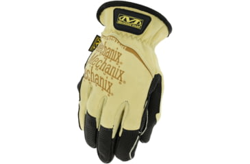 Image of Mechanix Wear Leather Heat Resistant Gloves - Men's, Yellow/Tan, Small, HRL-05-008