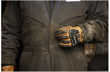 Image of Mechanix Wear M-Pact Leather Driver Cut Resistant Gloves - Mens, Tan, Small, LDMP-C75-008