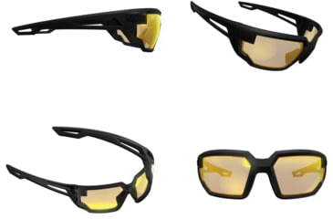 Image of Mechanix Wear Vision Type-X Safety Glasses, Black/Black, One Size, VXF-30AF-BU