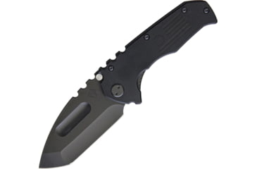 Image of Medford Praetorian Scout Linerlock Folding Knife, Black, Black G10 handle, MKS30DPT-0808