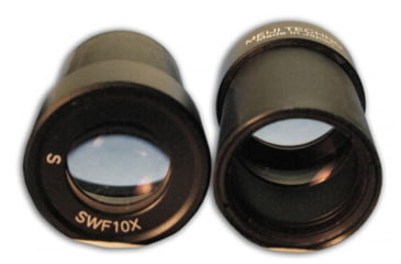 Image of Meiji Techno Super Widefield Eyepiece, 10X, Black, 2.5L x 2.5W x 1.5H, MA502