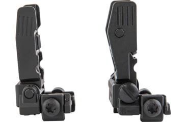 Image of Meprolight FABS - Flip Back Up Rifle Sights - Aluminium -Blank Rear-Green Front, Black Body, Black, 405100