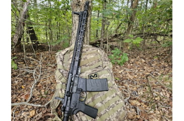 Image of Meprolight FABS - Flip Back Up Rifle Sights - Aluminium -Blank Rear-Green Front, Black Body, Black, 405100
