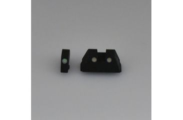 Image of Meprolight Glock 9 mm/357 Sig/40 SW/45 GAP Green/Orange Fixed Set TD, ML10224SUPO