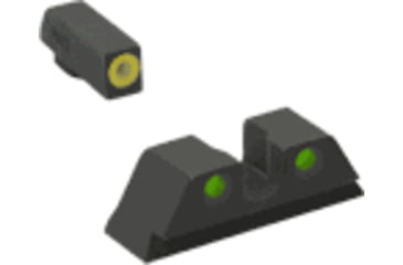Image of Meprolight HVS Highly Visible Day/Night Self-Illuminated Fixed Front Sight, S&amp;W M&amp;P Full Size/Compact/Sub-Compact, Yellow, 0417663127