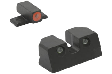 Image of Meprolight Hyper-Bright Iwi Masada 9, Tactical &amp; Slim, Black Orange Ring, 495873131, 495873131