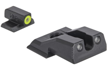 Image of Meprolight Hyper-Bright Plus S&amp;W M&amp;P Shield Ez, Black Yellow Ring, 417713121, 417713121